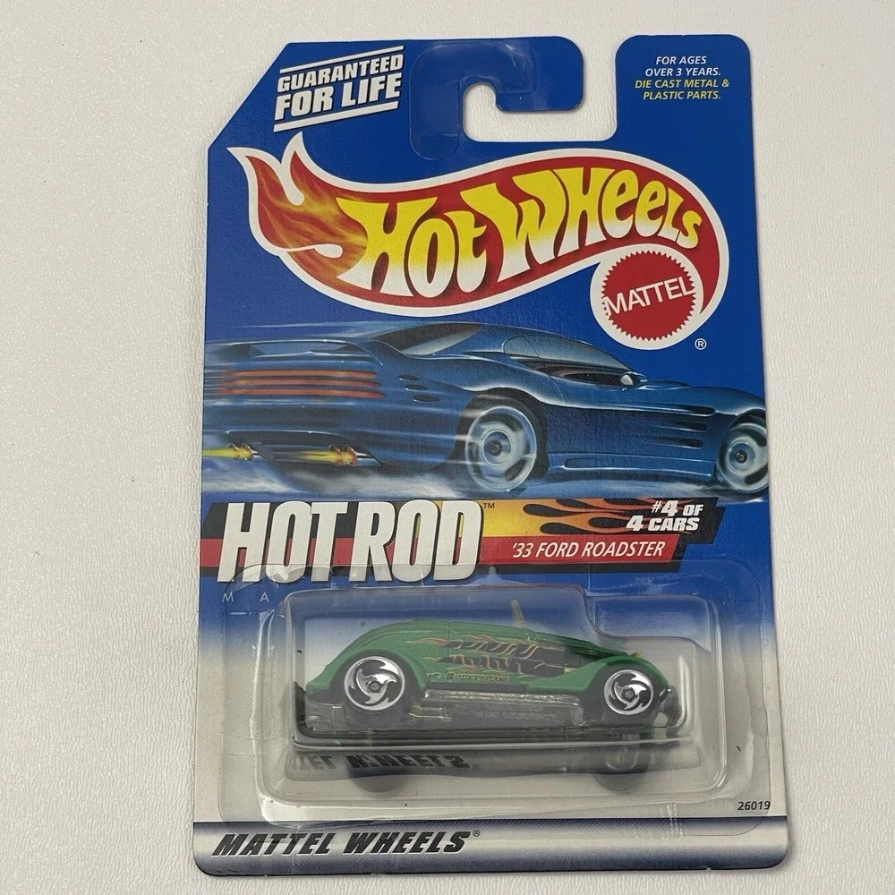 Hot Wheels 33 Ford Roadster Hot Rod Magazine 4 of 4 Green Mattel Wheels
